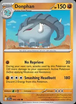 Donphan card in English
