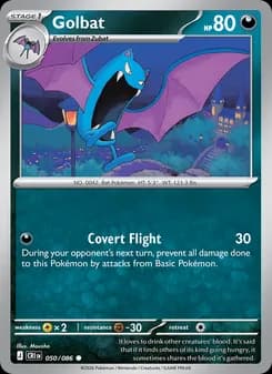 Golbat card in English