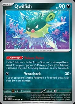 Qwilfish card in English