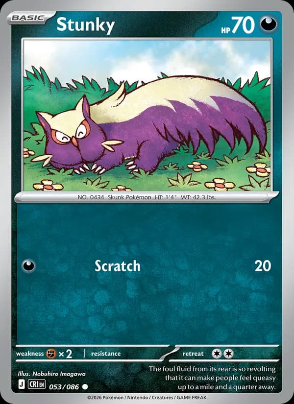 Stunky card in English