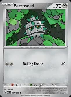 Ferroseed card in English