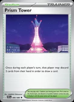 Prism Tower card in English