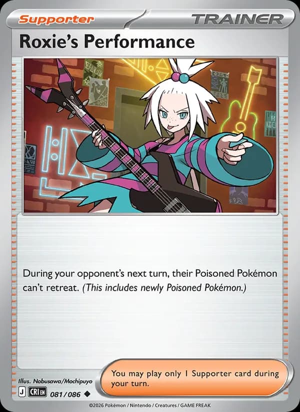 Roxie's Performance card in English
