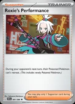 Roxie's Performance card in English