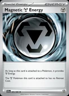 Magnetic Metal Energy card in English