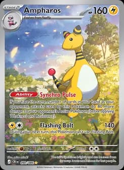 Ampharos card in English