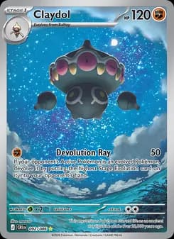 Claydol card in English