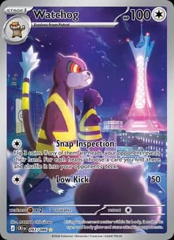 Watchog card in English