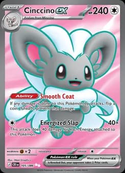 Cinccino ex card in English