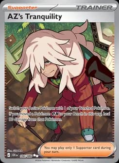AZ's Tranquility card in English