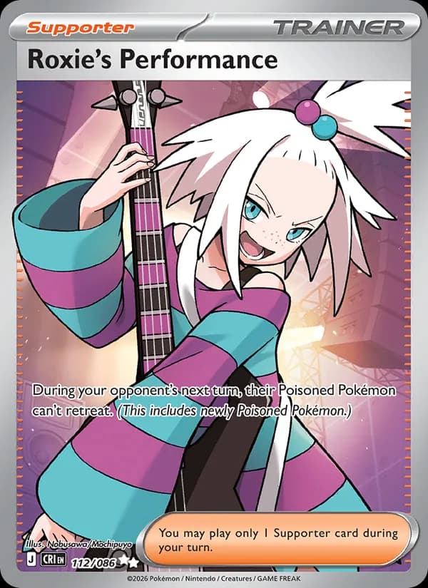 Roxie's Performance card in English