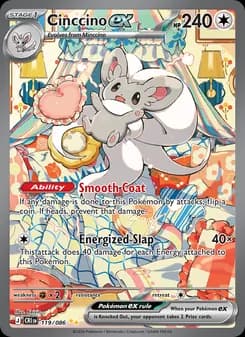Cinccino ex card in English