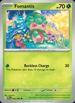 Fomantis card in English