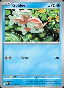 Goldeen card in English