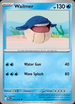 Wailmer card in English