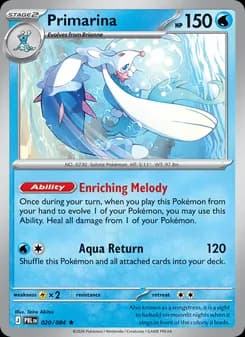 Primarina card in English