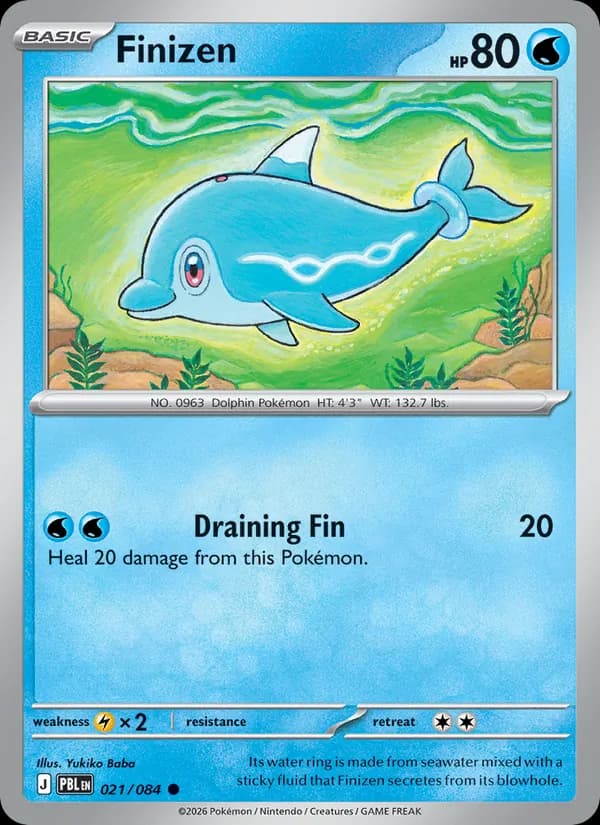 Finizen card in English