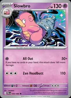 Slowbro card in English