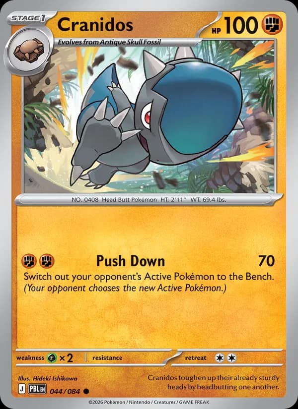 Cranidos card in English