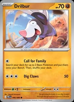 Drilbur card in English