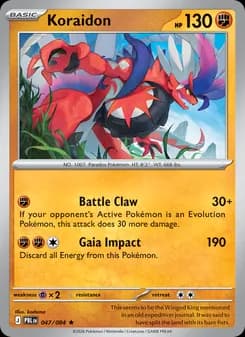 Koraidon card in English