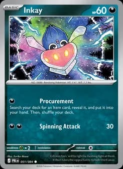Inkay card in English