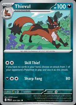Thievul card in English