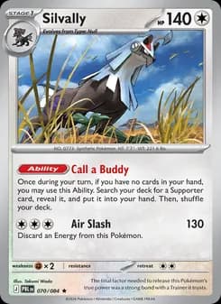 Silvally card in English