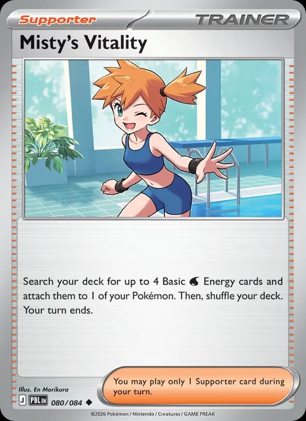 Misty's Vitality card in English