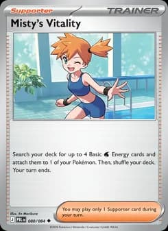 Misty's Vitality card in English