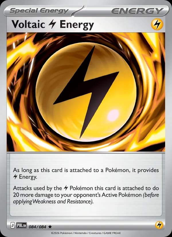 Voltaic Lightning Energy card in English