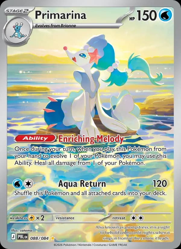 Primarina card in English