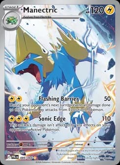 Manectric card in English
