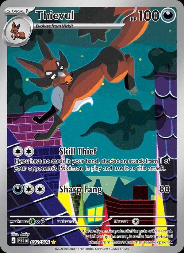 Thievul card in English