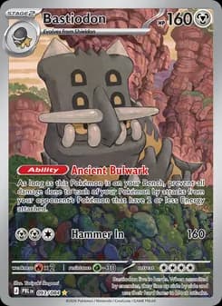 Bastiodon card in English