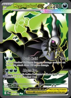 Mega Darkrai ex card in English