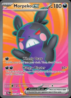 Morpeko ex card in English