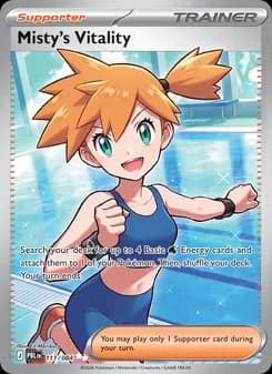 Misty's Vitality card in English