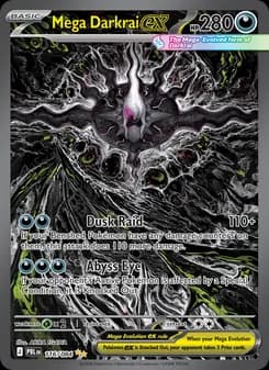 Mega Darkrai ex card in English