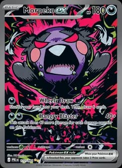 Morpeko ex card in English