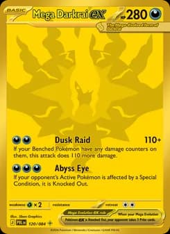 Mega Darkrai ex card in English