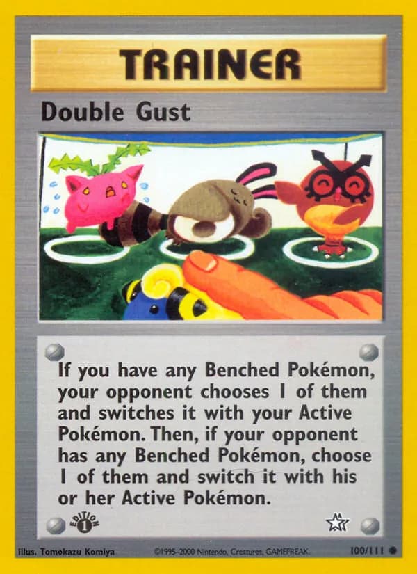 Double Gust card in English