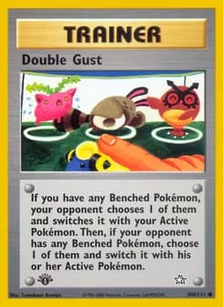 Double Gust card in English