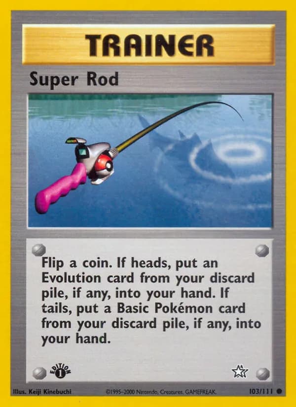 Super Rod card in English