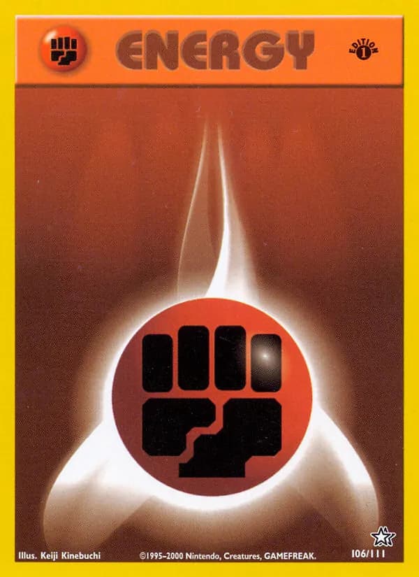 Fighting Energy card in English