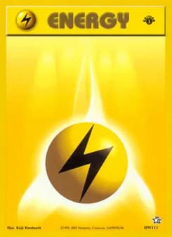 Lightning Energy card in English