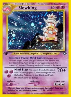 Slowking card in English