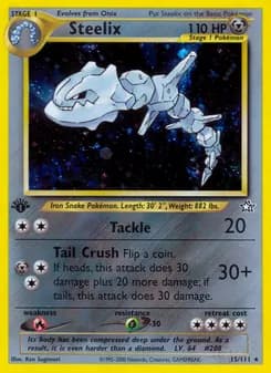 Steelix card in English