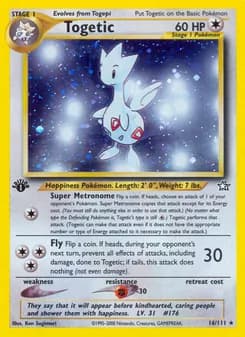 Togetic card in English