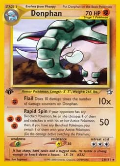 Donphan card in English